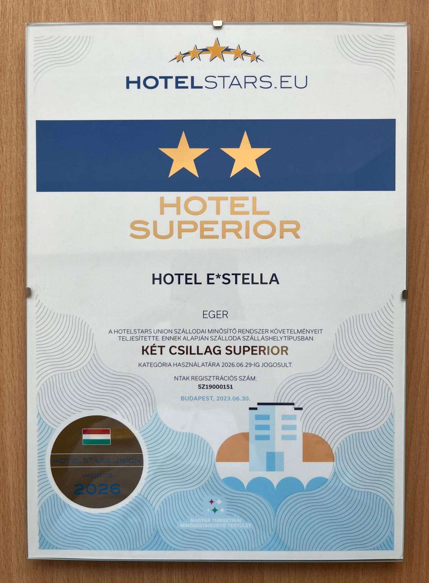 Hotel Estella Superior เอ็กเกอร์ ภายนอก รูปภาพ